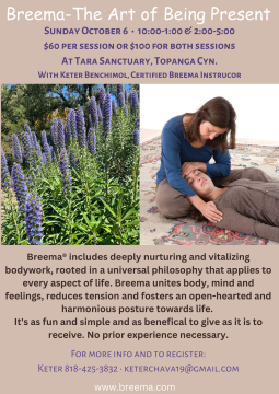 To Register please contact Keterchava19@gmail.com or 818-425-3832 Cost for whole day $100 Cost for 1 session $60